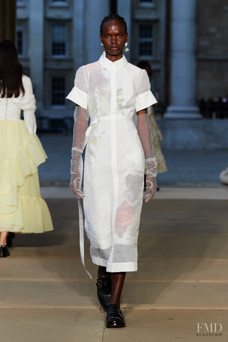 Judith Onah featured in  the Erdem fashion show for Spring/Summer 2023