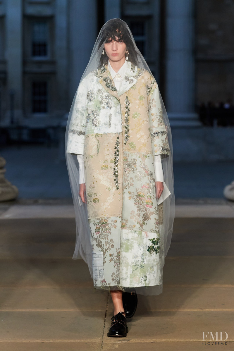 Eleonore Ghiuritan featured in  the Erdem fashion show for Spring/Summer 2023