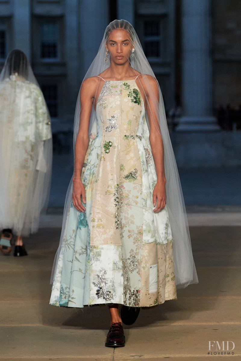 Sacha Quenby featured in  the Erdem fashion show for Spring/Summer 2023