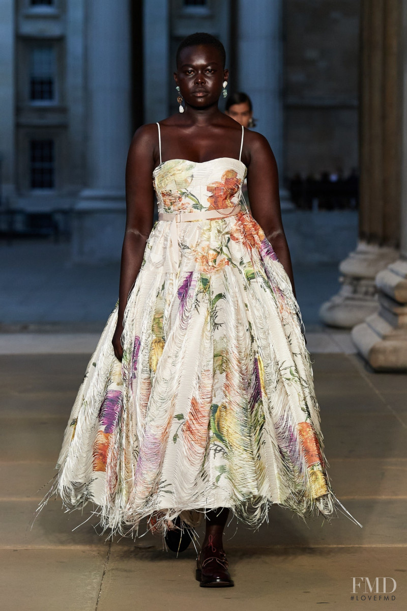Apollo Yom featured in  the Erdem fashion show for Spring/Summer 2023