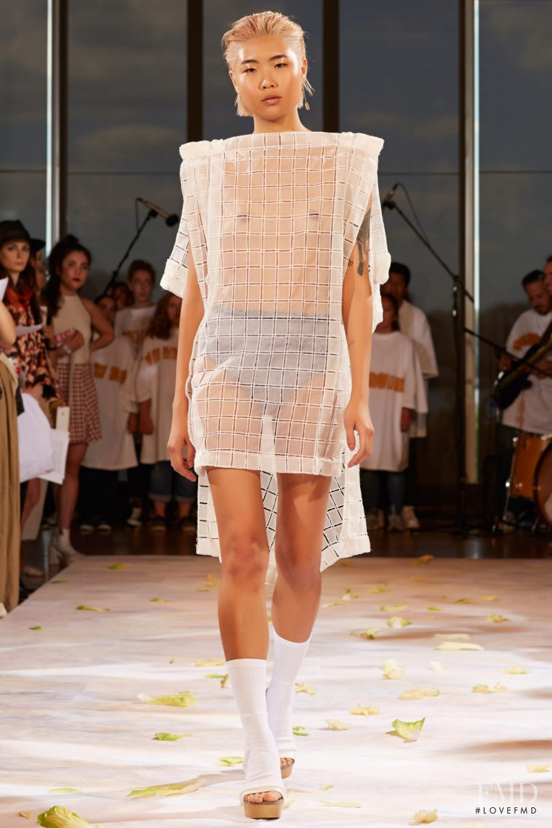 Eckhaus Latta fashion show for Spring/Summer 2015