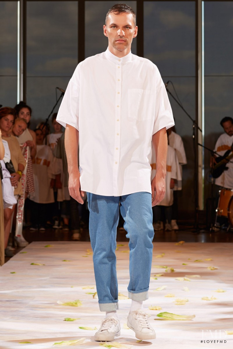 Eckhaus Latta fashion show for Spring/Summer 2015