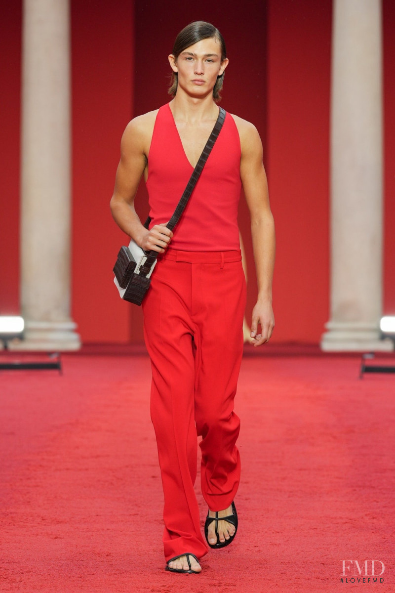 Louis Joseph featured in  the Salvatore Ferragamo fashion show for Spring/Summer 2023