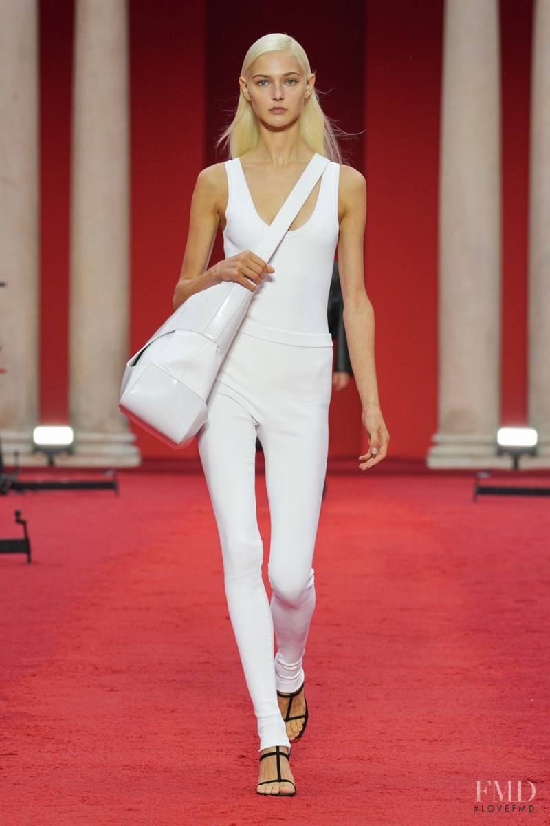 Valeria Buldini featured in  the Salvatore Ferragamo fashion show for Spring/Summer 2023