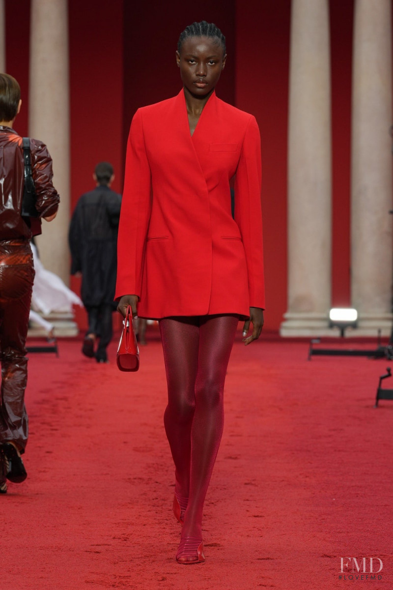 Janet Jumbo featured in  the Salvatore Ferragamo fashion show for Spring/Summer 2023