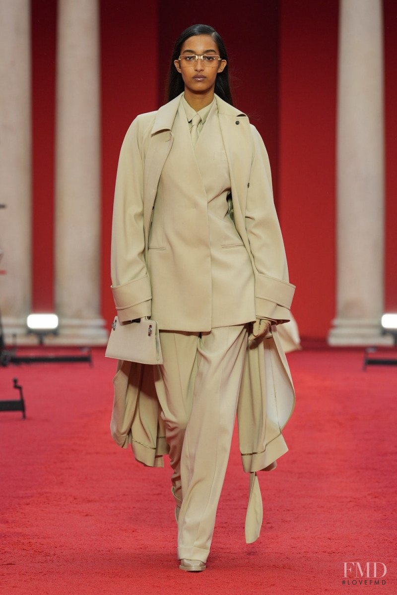 Mona Tougaard featured in  the Salvatore Ferragamo fashion show for Spring/Summer 2023