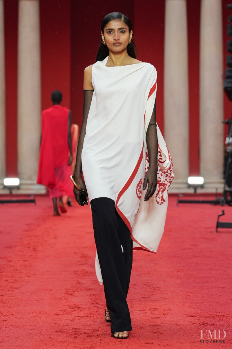 Aishwarya Gupta featured in  the Salvatore Ferragamo fashion show for Spring/Summer 2023