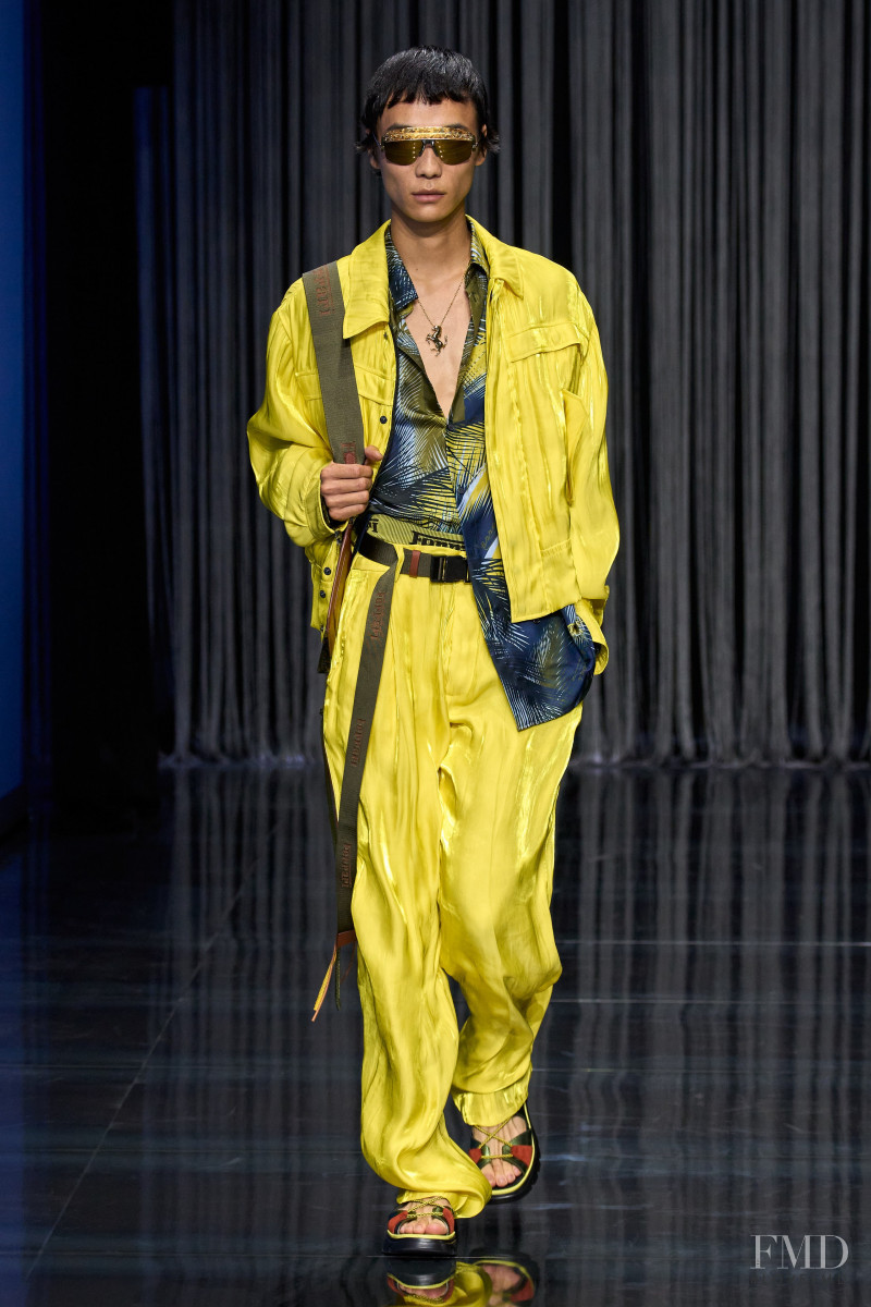 Kanta Kitazume featured in  the Ferrari Concept fashion show for Spring/Summer 2023