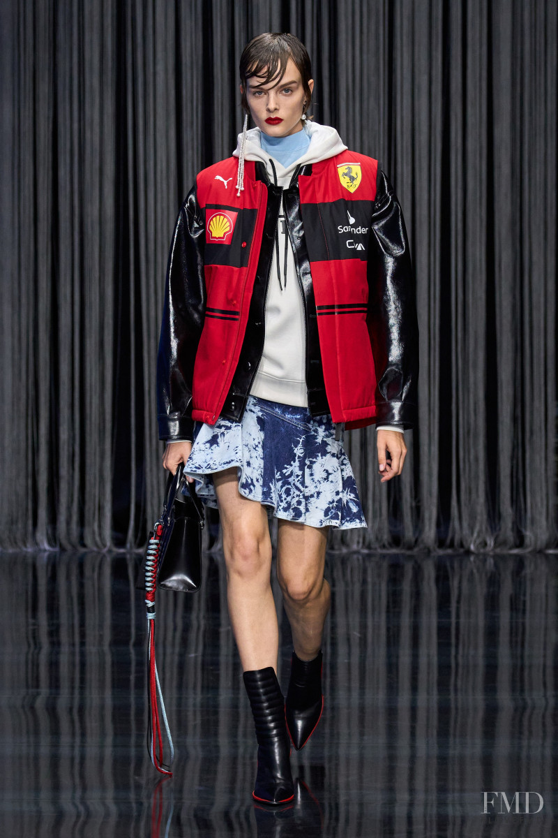 Aylah Peterson featured in  the Ferrari Concept fashion show for Spring/Summer 2023
