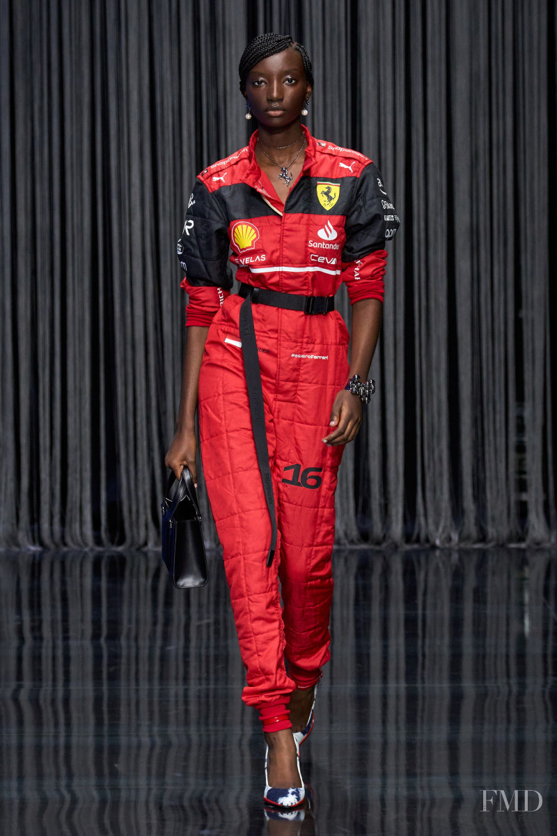 Assa Baradji featured in  the Ferrari Concept fashion show for Spring/Summer 2023