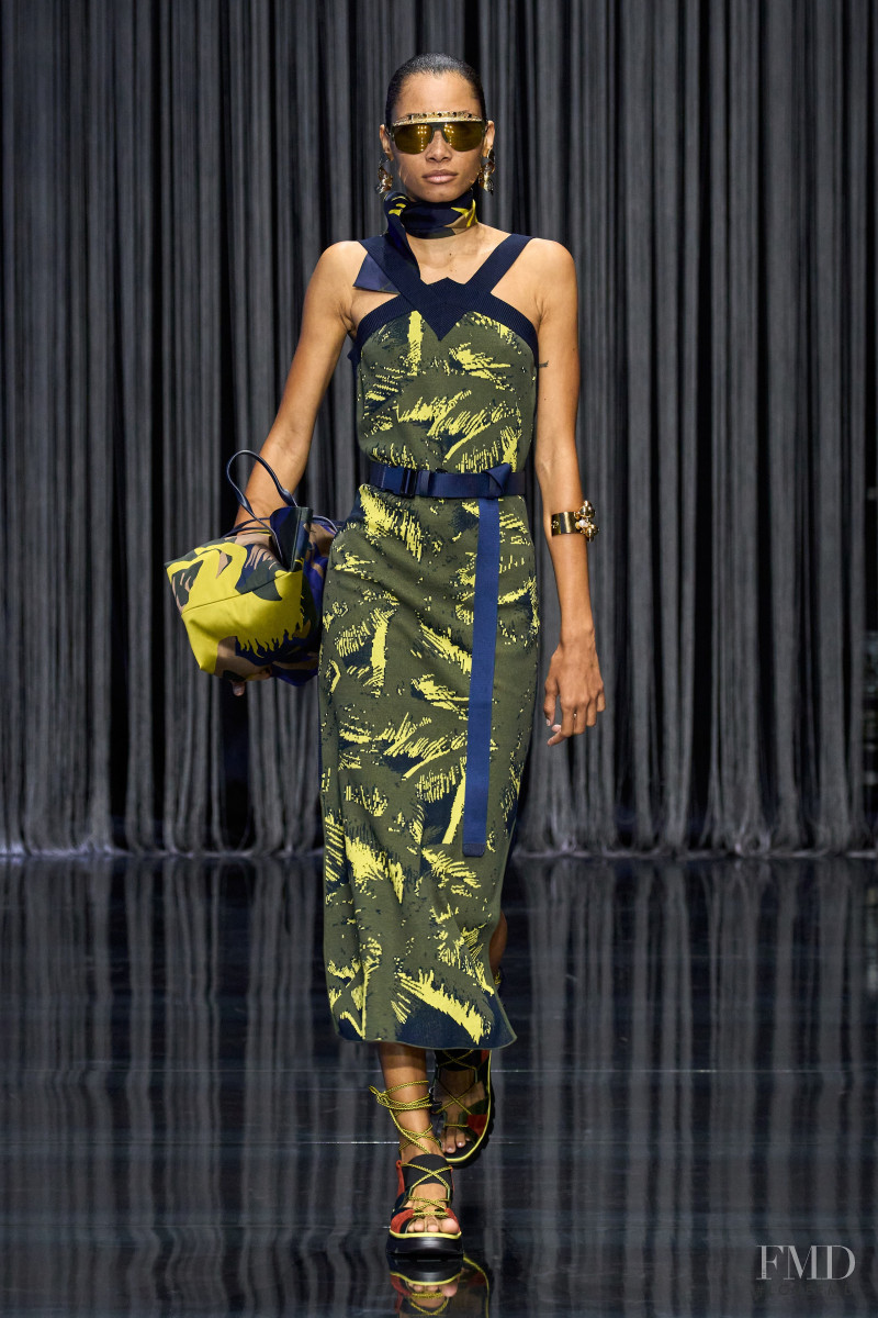 Lineisy Montero featured in  the Ferrari Concept fashion show for Spring/Summer 2023