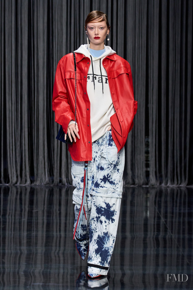 Sara Grace Wallerstedt featured in  the Ferrari Concept fashion show for Spring/Summer 2023