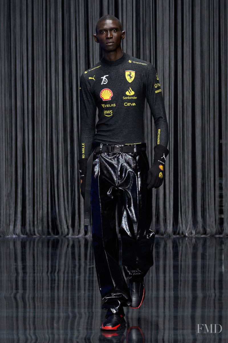 Fernando Cabral featured in  the Ferrari Concept fashion show for Spring/Summer 2023