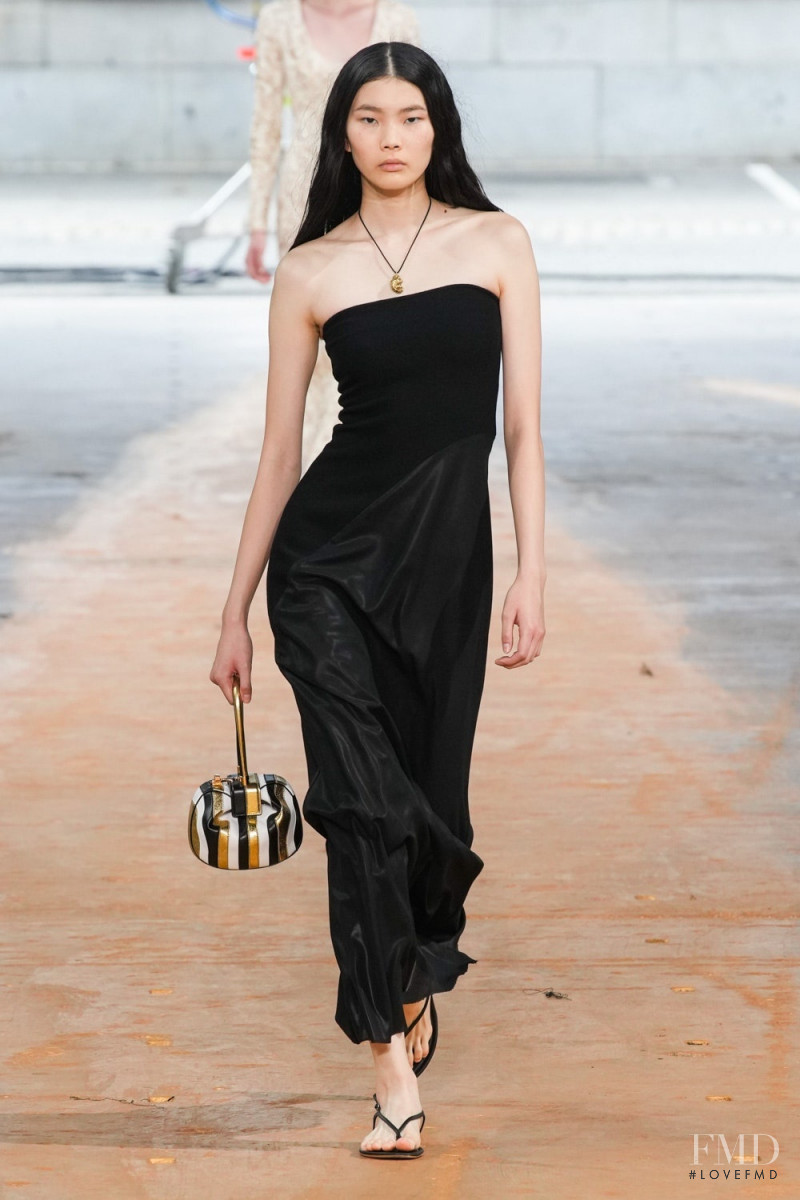 Sherry Shi featured in  the Gabriela Hearst fashion show for Spring/Summer 2023