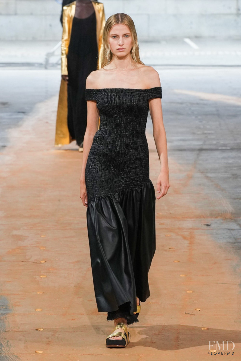 Felice Noordhoff featured in  the Gabriela Hearst fashion show for Spring/Summer 2023