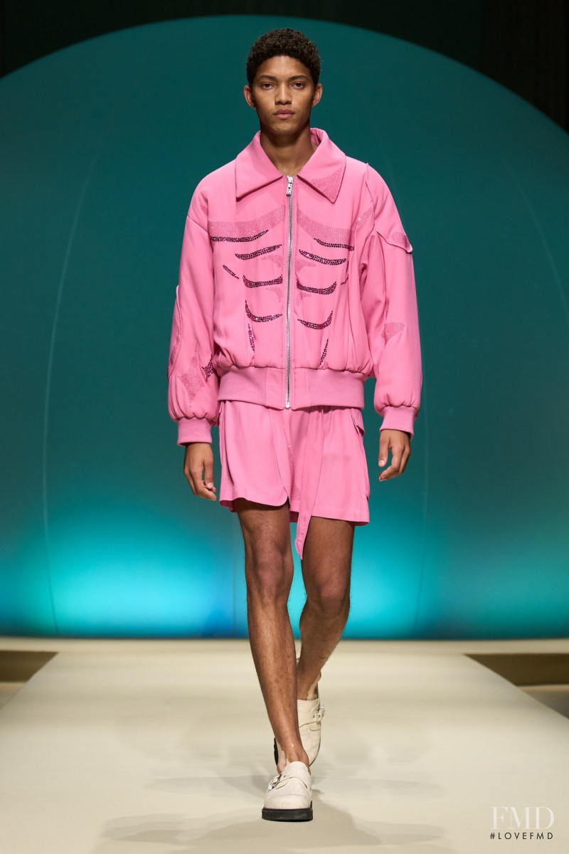 Jeranimo van Russel featured in  the GCDS fashion show for Spring/Summer 2023