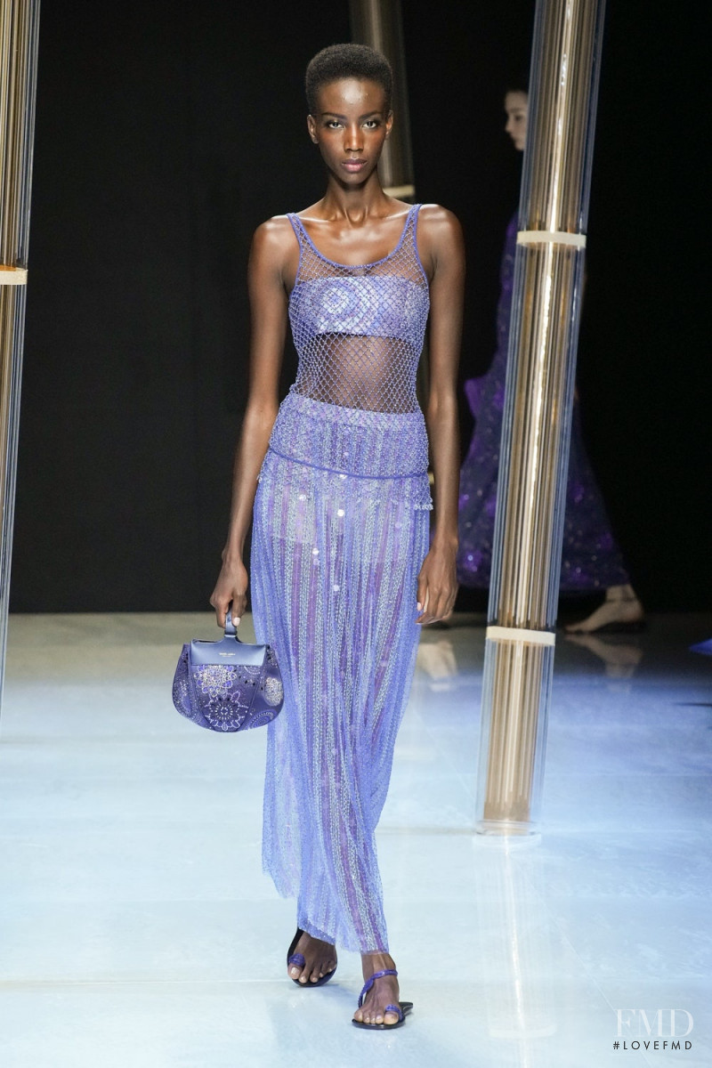 Skarla Ali featured in  the Giorgio Armani fashion show for Spring/Summer 2023