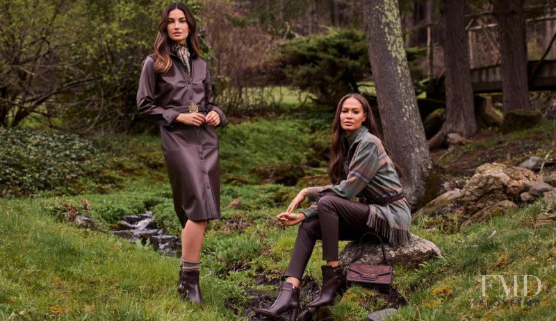 Joan Smalls featured in  the Ralph Lauren Lauren by Ralph Lauren Holiday 2022 advertisement for Holiday 2022