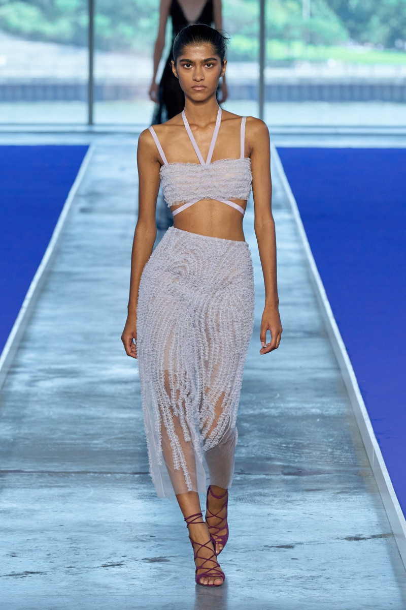Ashley Radjarame featured in  the Jason Wu Collection fashion show for Spring/Summer 2023