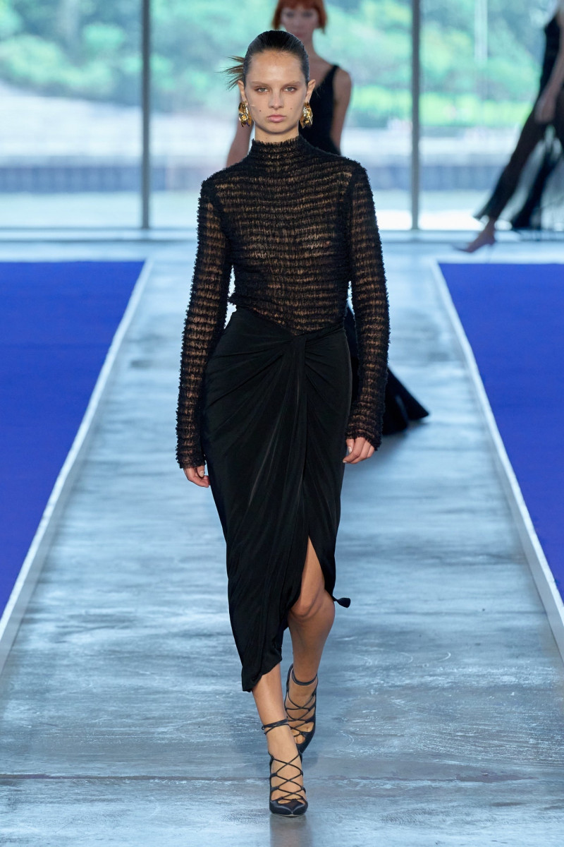 Giselle Norman featured in  the Jason Wu Collection fashion show for Spring/Summer 2023