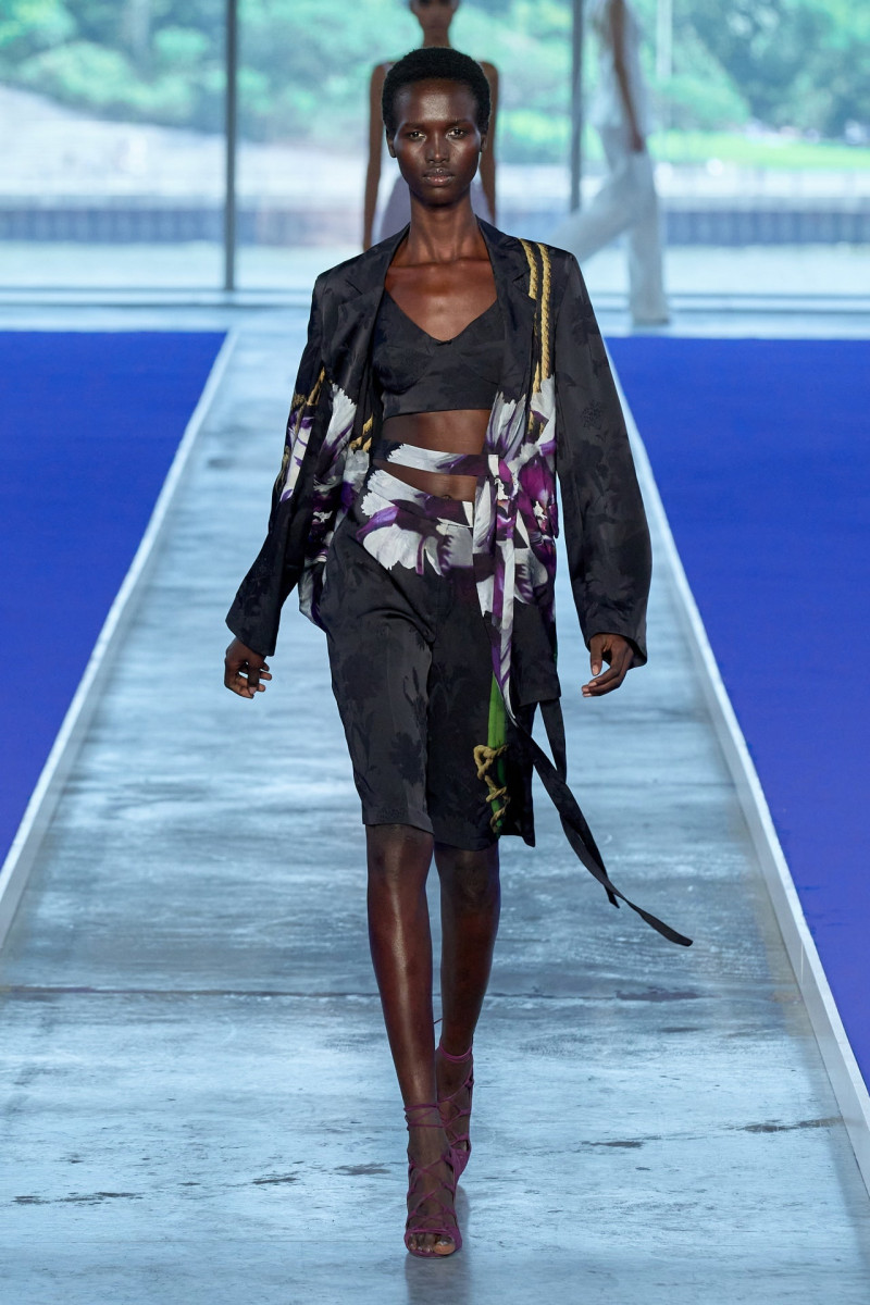 Amar Akway featured in  the Jason Wu Collection fashion show for Spring/Summer 2023