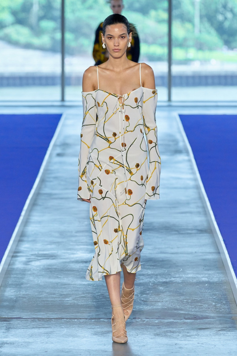 Izabelle Dantas featured in  the Jason Wu Collection fashion show for Spring/Summer 2023