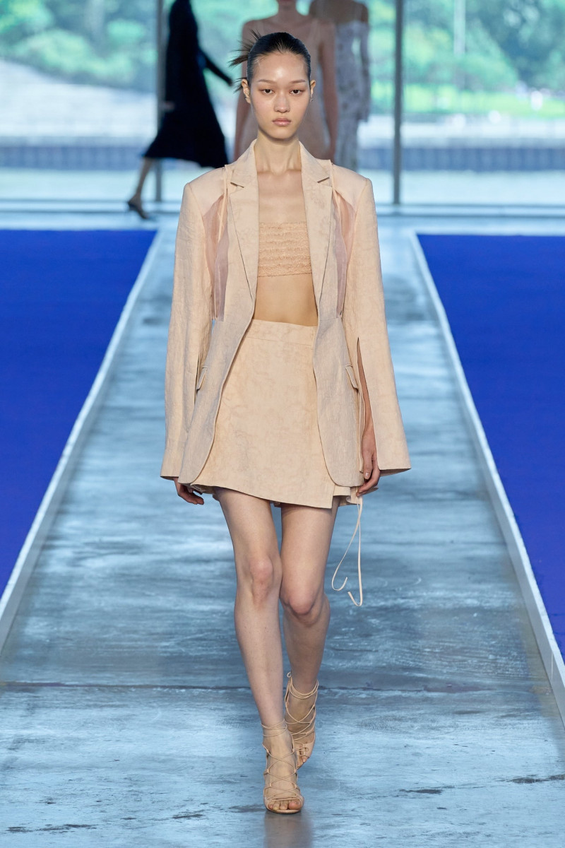 Chloe Oh featured in  the Jason Wu Collection fashion show for Spring/Summer 2023