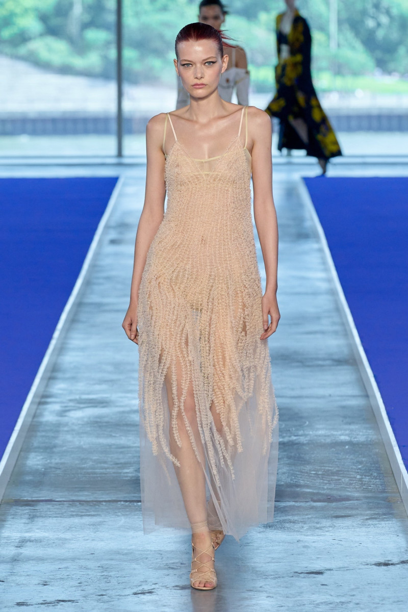 Louise Robert featured in  the Jason Wu Collection fashion show for Spring/Summer 2023