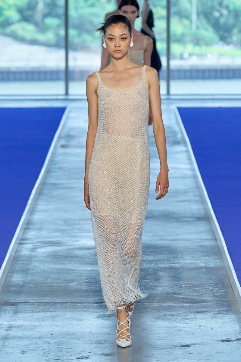 Mika Schneider featured in  the Jason Wu Collection fashion show for Spring/Summer 2023