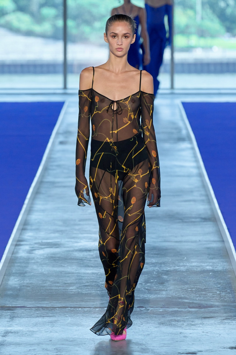 Quinn Elin Mora featured in  the Jason Wu Collection fashion show for Spring/Summer 2023