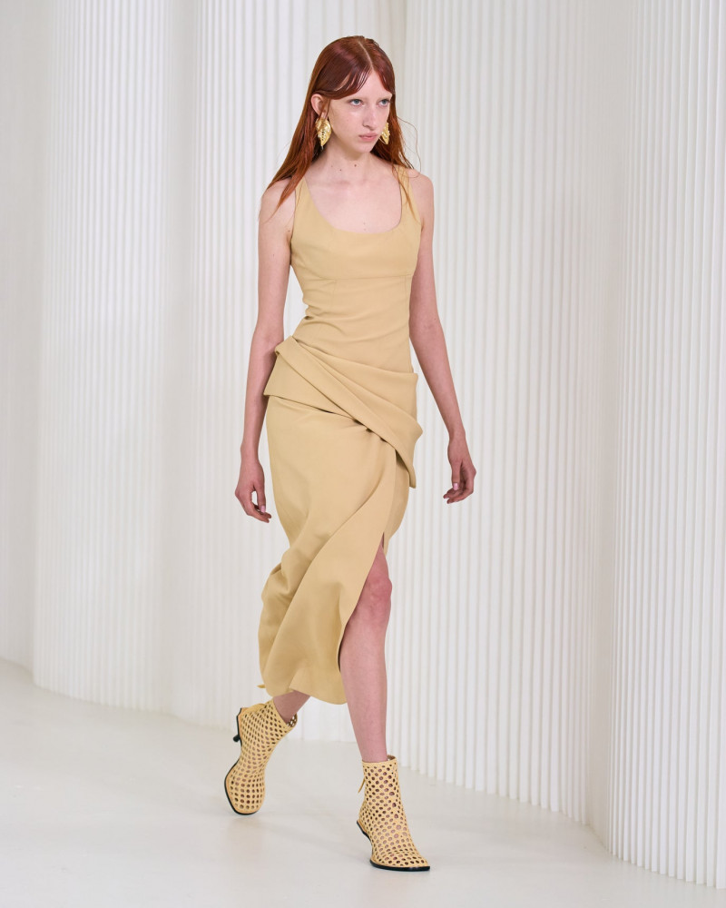 Iman Kaumann featured in  the Jonathan Simkhai fashion show for Spring/Summer 2023