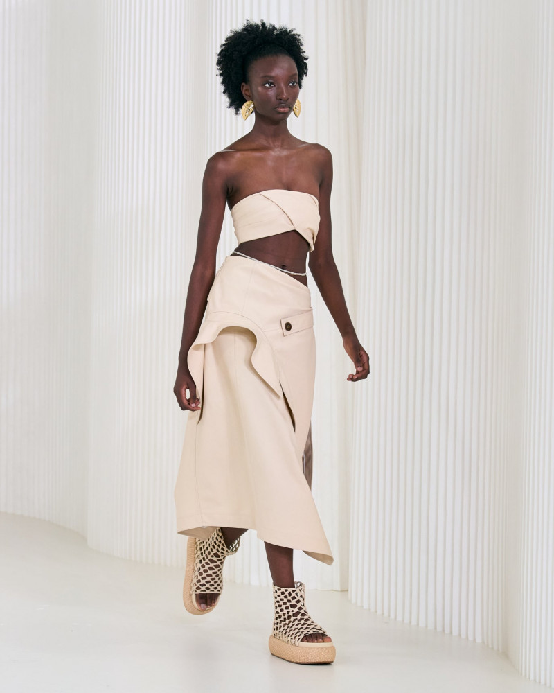 Assa Baradji featured in  the Jonathan Simkhai fashion show for Spring/Summer 2023