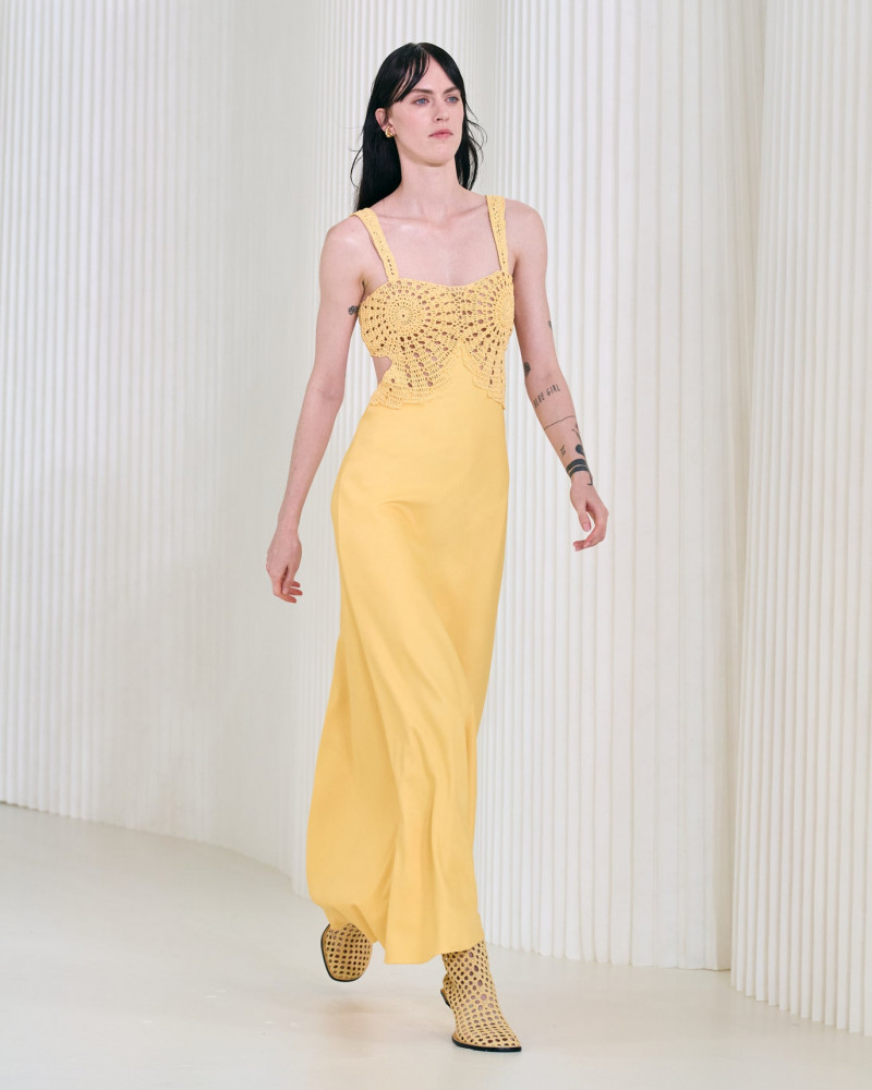 Sarah Brannon featured in  the Jonathan Simkhai fashion show for Spring/Summer 2023