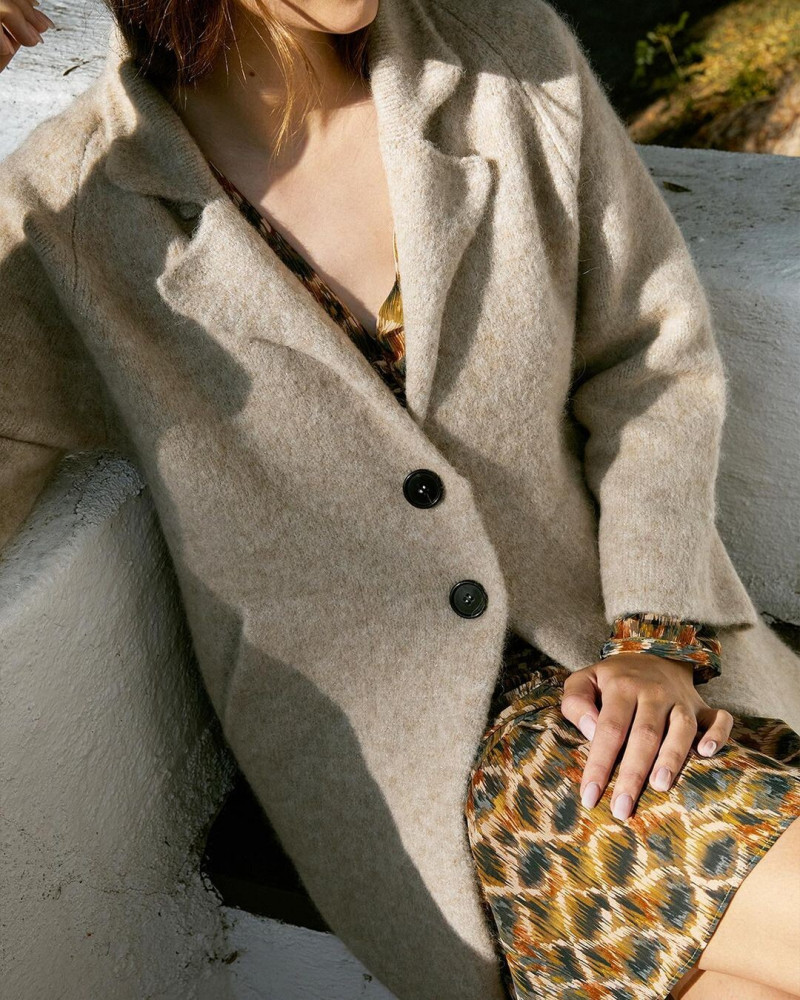 Alexis Taylor featured in  the Santorelli lookbook for Autumn/Winter 2021