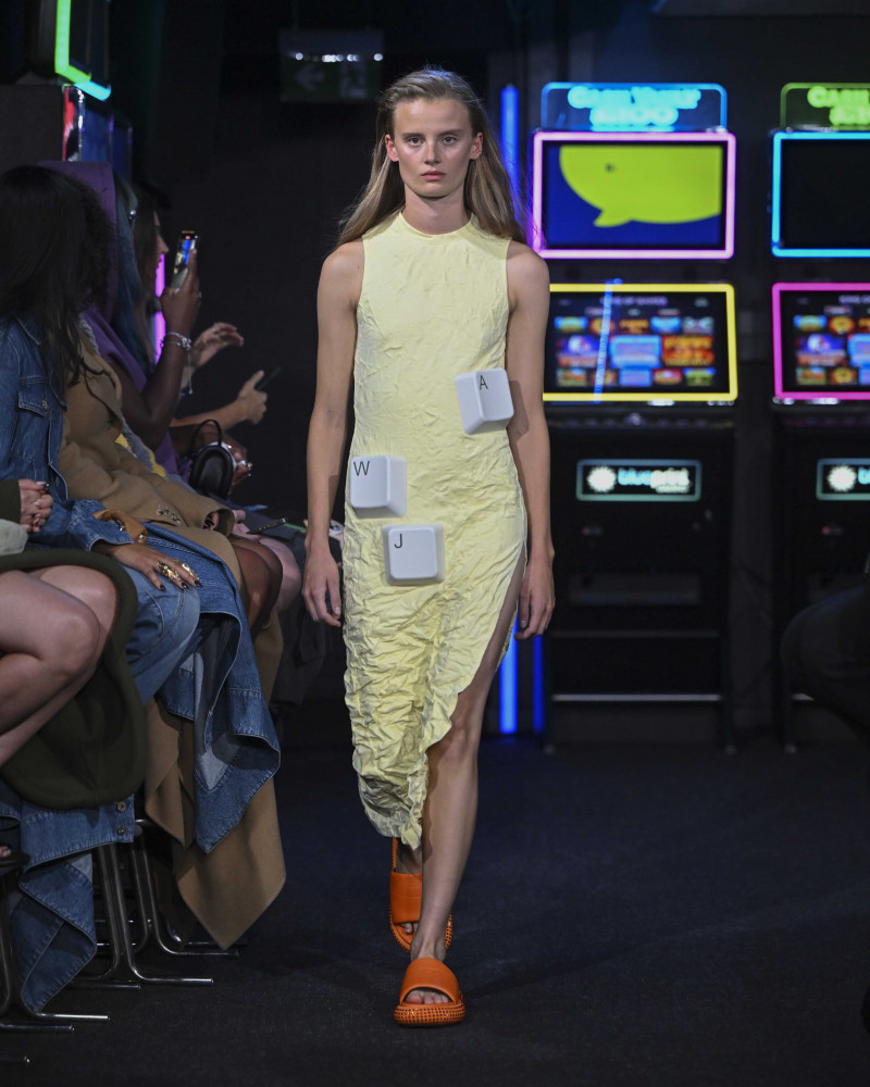 Evie Saunders featured in  the J.W. Anderson fashion show for Spring/Summer 2023
