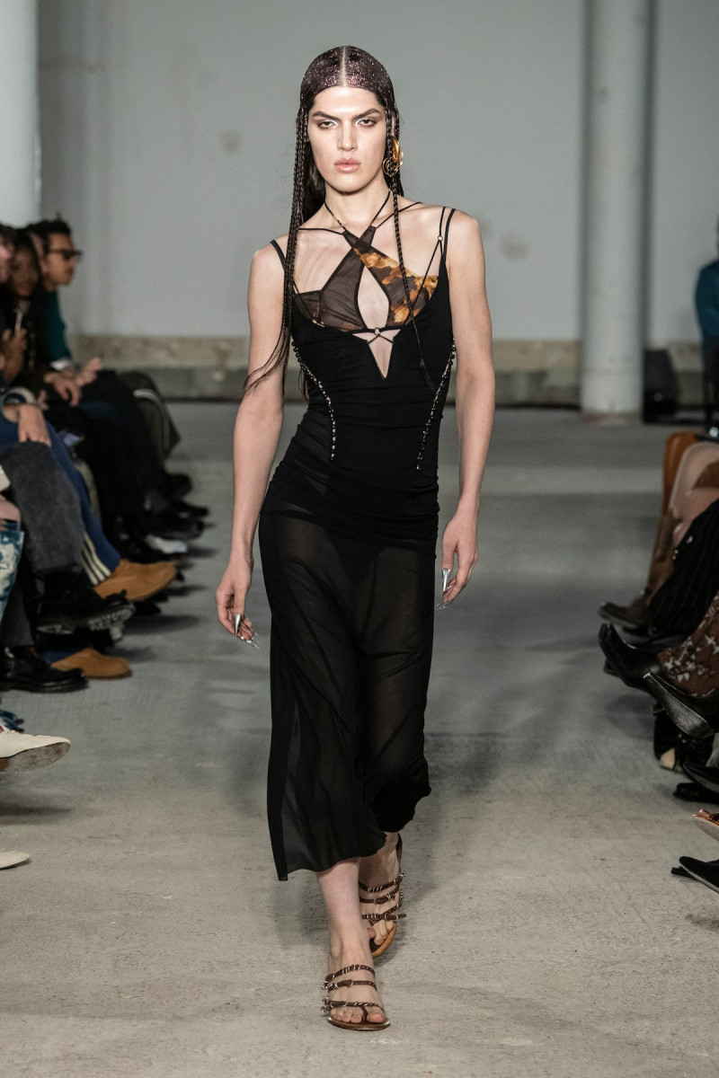 Rubi Carrillo Mendez featured in  the Knwls fashion show for Spring/Summer 2023