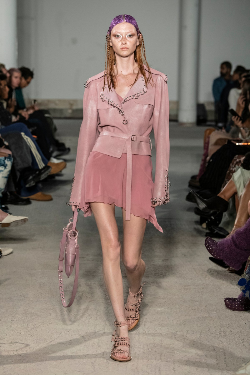 Sara Grace Wallerstedt featured in  the Knwls fashion show for Spring/Summer 2023