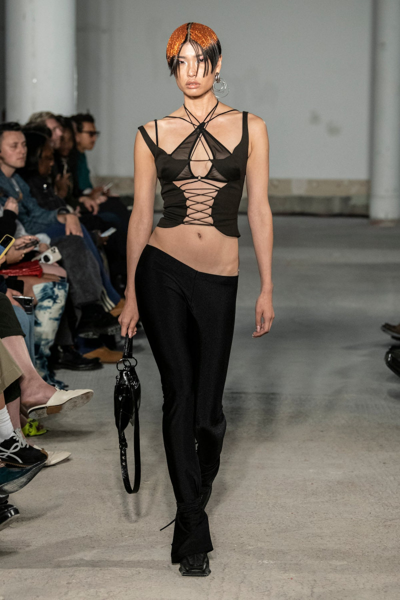 Stephanie Shiu featured in  the Knwls fashion show for Spring/Summer 2023