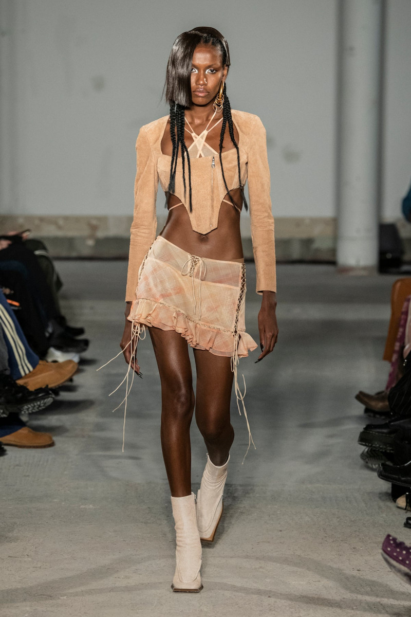Eden Joi featured in  the Knwls fashion show for Spring/Summer 2023