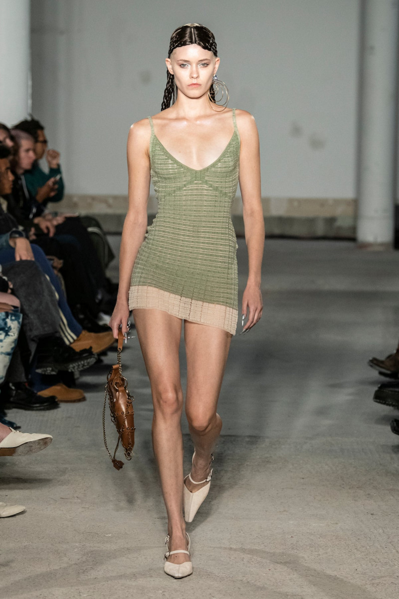 Maike Inga featured in  the Knwls fashion show for Spring/Summer 2023