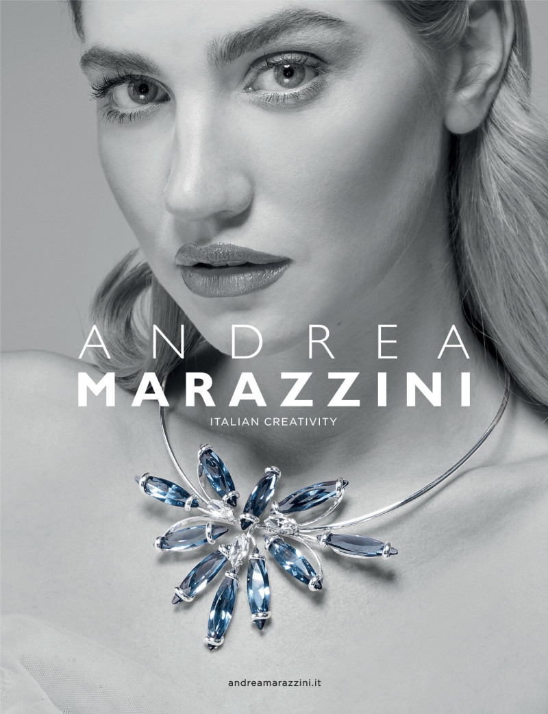 Marine Dauchez featured in  the Andrea Marazzini advertisement for Autumn/Winter 2021