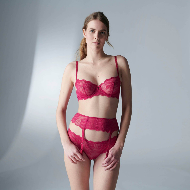 Camille Raffray featured in  the Simone Perele catalogue for Autumn/Winter 2022