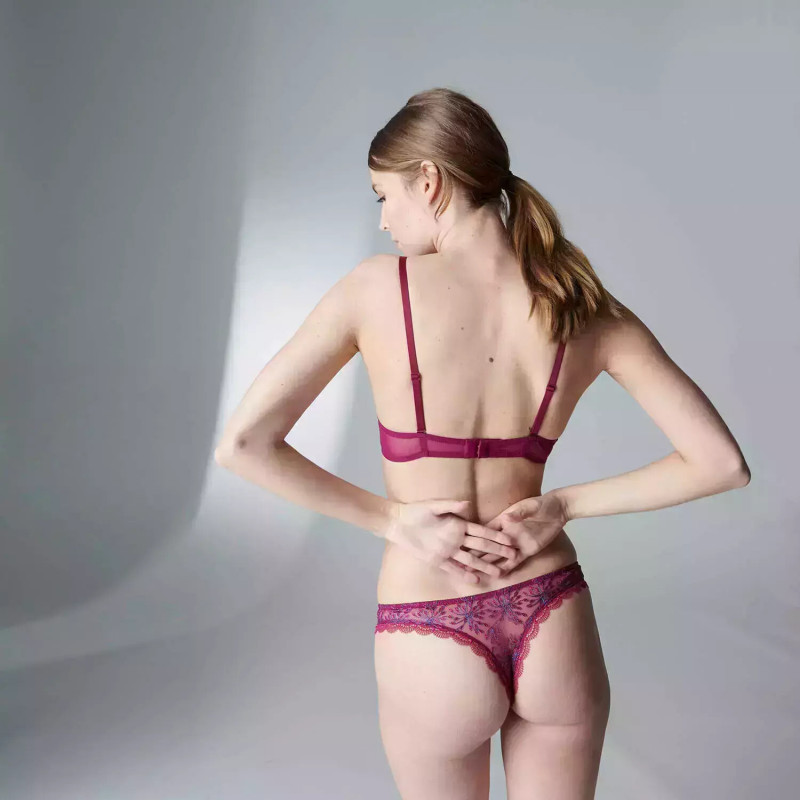 Camille Raffray featured in  the Simone Perele catalogue for Autumn/Winter 2022