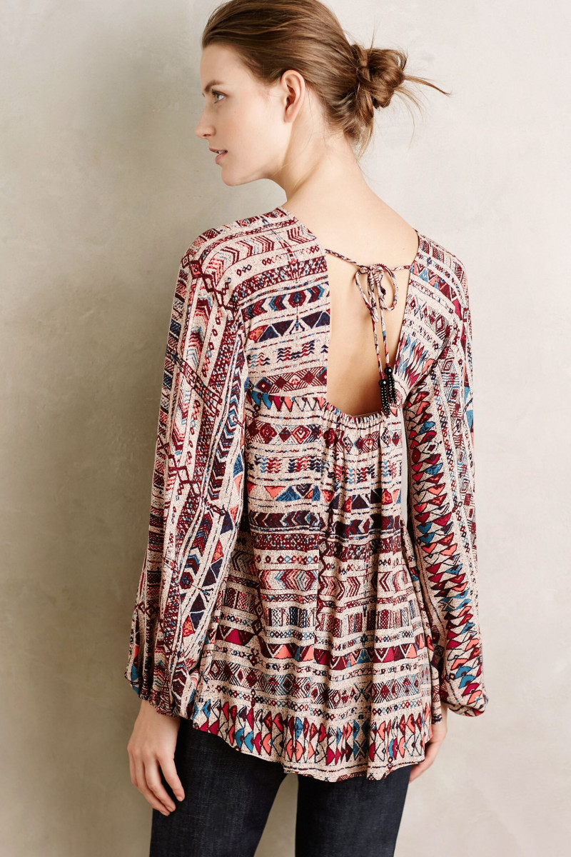 Oksana Gedroit featured in  the Anthropologie catalogue for Pre-Fall 2022
