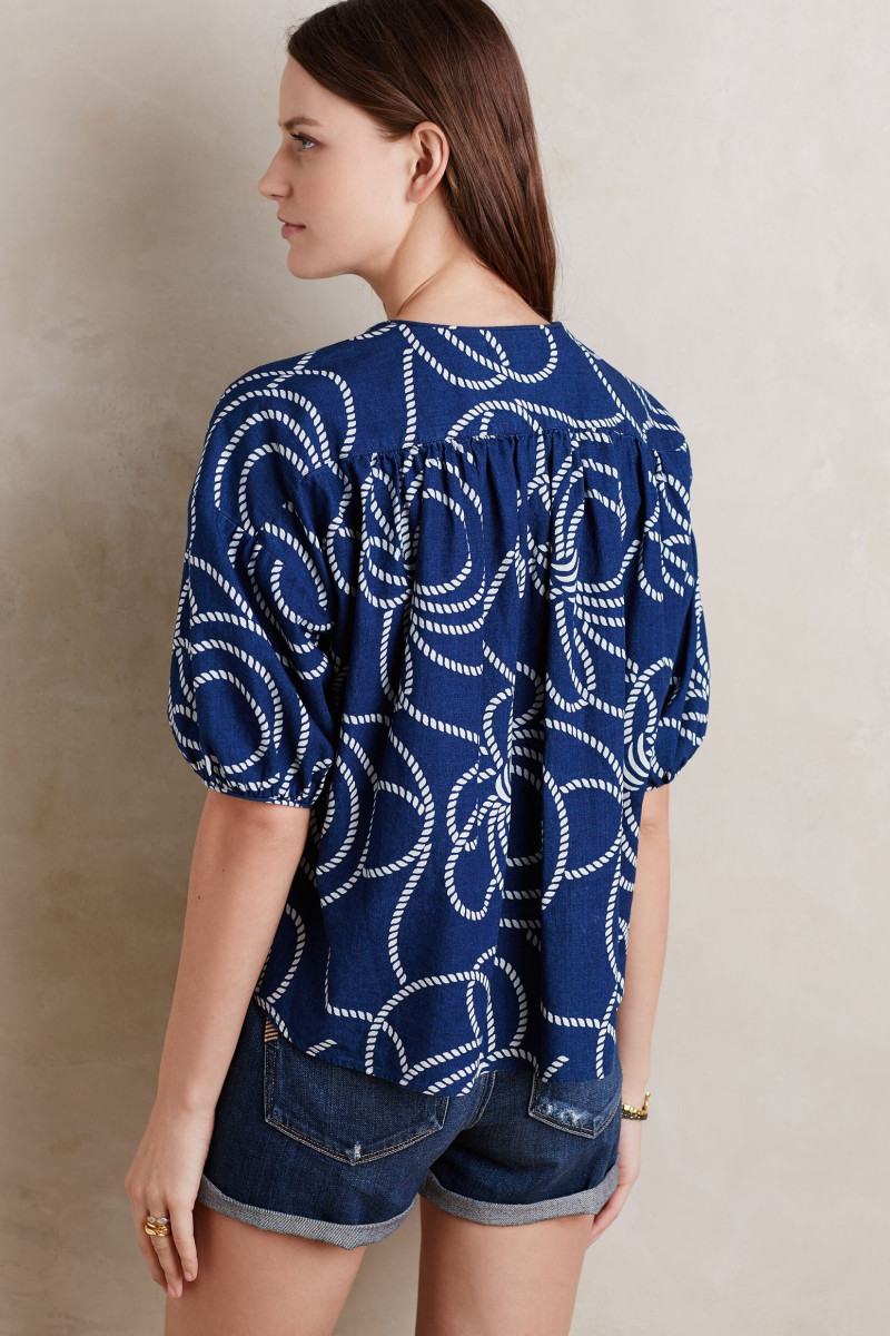 Oksana Gedroit featured in  the Anthropologie catalogue for Pre-Fall 2022