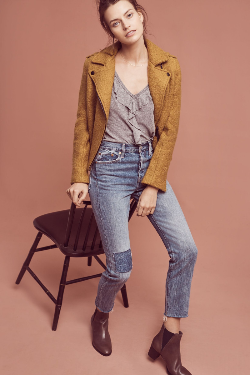 Oksana Gedroit featured in  the Anthropologie catalogue for Pre-Fall 2022