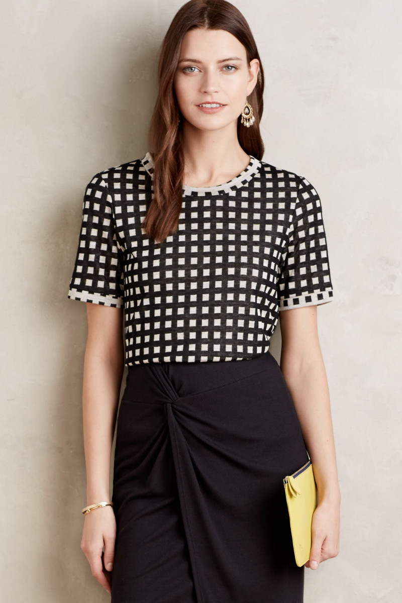 Oksana Gedroit featured in  the Anthropologie catalogue for Pre-Fall 2022
