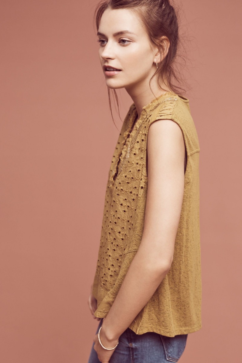 Oksana Gedroit featured in  the Anthropologie catalogue for Pre-Fall 2022