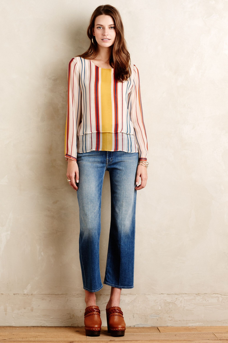 Oksana Gedroit featured in  the Anthropologie catalogue for Pre-Fall 2022