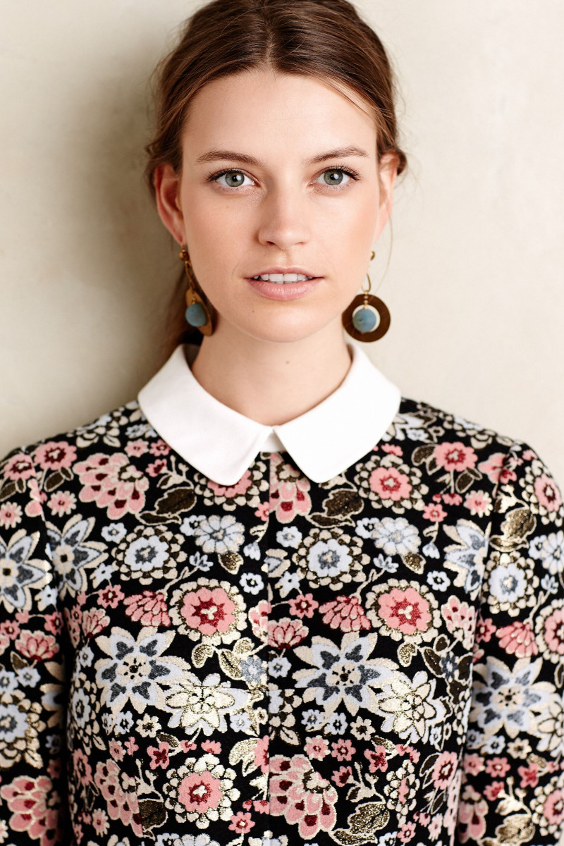 Oksana Gedroit featured in  the Anthropologie catalogue for Pre-Fall 2022